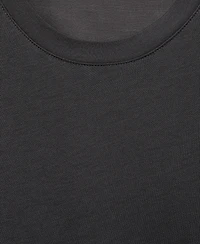 Mango Women's Short-Sleeved Micro-Modal Pajama Top