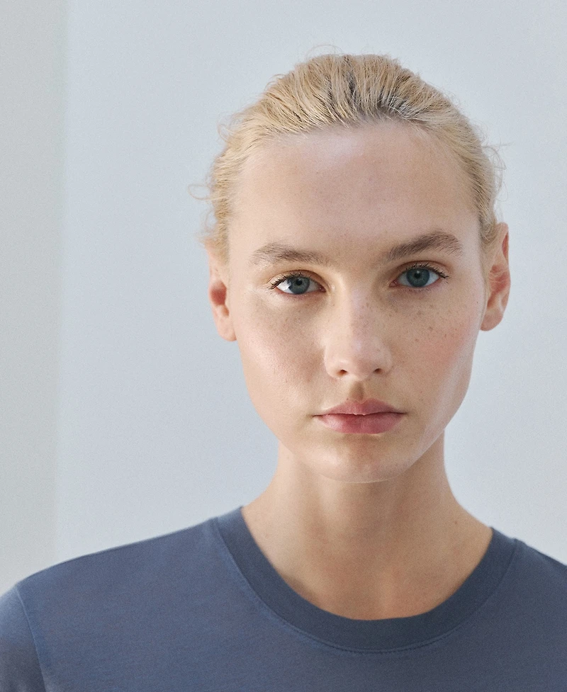 Mango Women's Short-Sleeved Micro-Modal Pajama Top