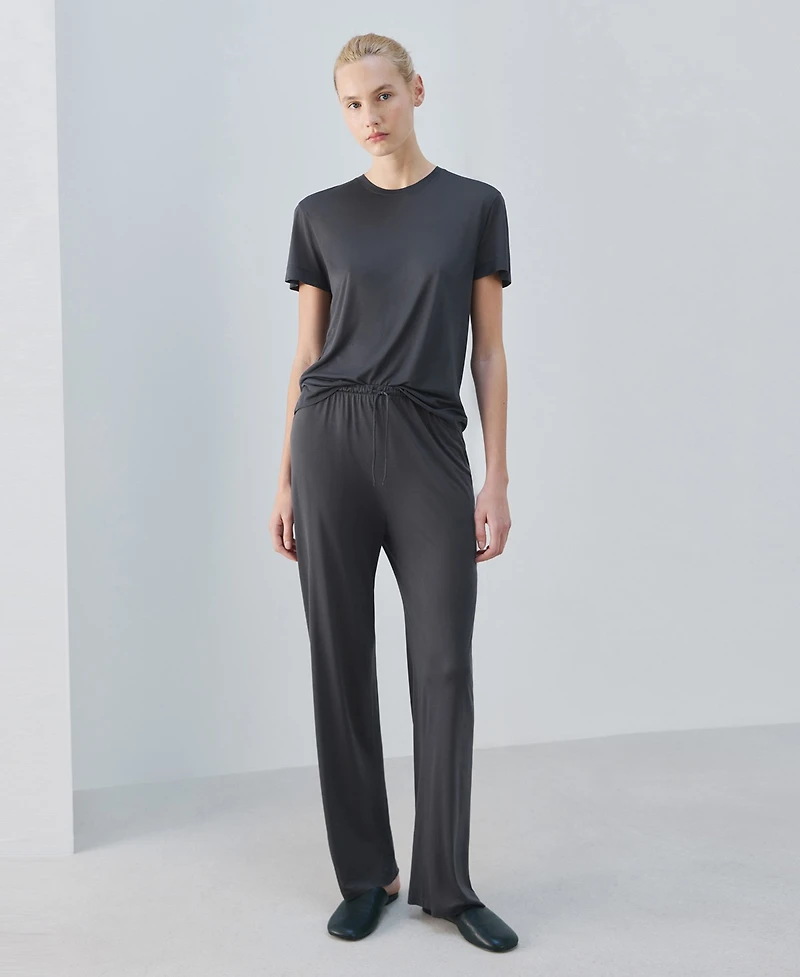 Mango Women's Micro-Modal Pajama Pants