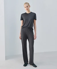 Mango Women's Micro-Modal Pajama Pants