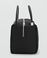 Mango Women's Double Straps Nylon Handbag