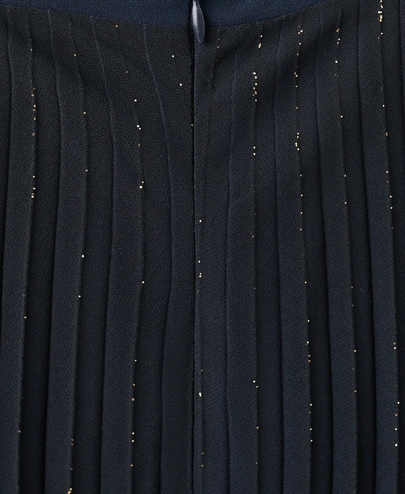 Mango Women's Pleated Flared Skirt