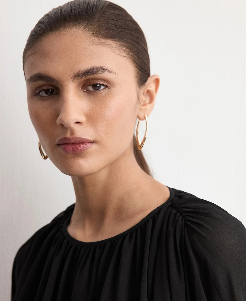 Mango Women's Puff Sleeves Blouse