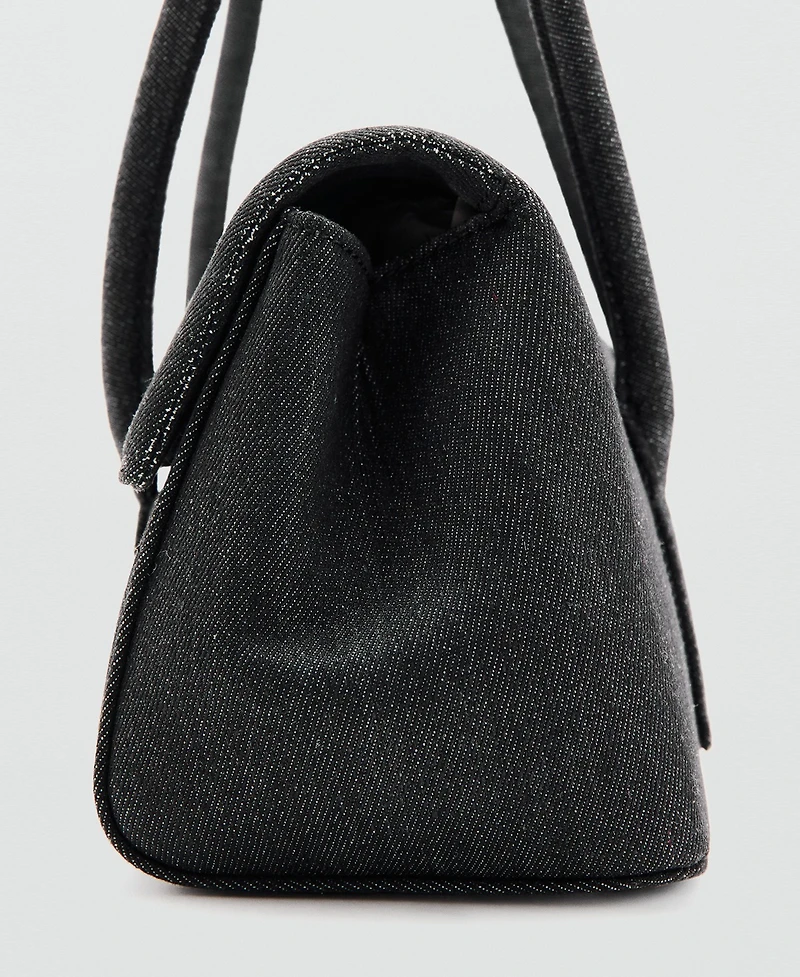 Mango Women's Denim Shoulder Bag