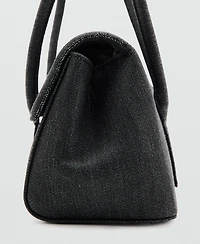 Mango Women's Denim Shoulder Bag