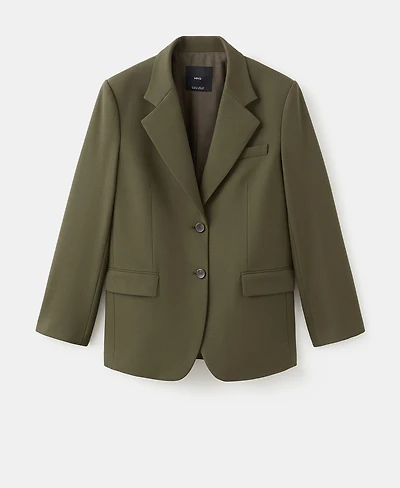 Mango Women's Double-Breasted Suit Blazer