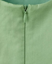 Mango Women's Flared Cotton Dress