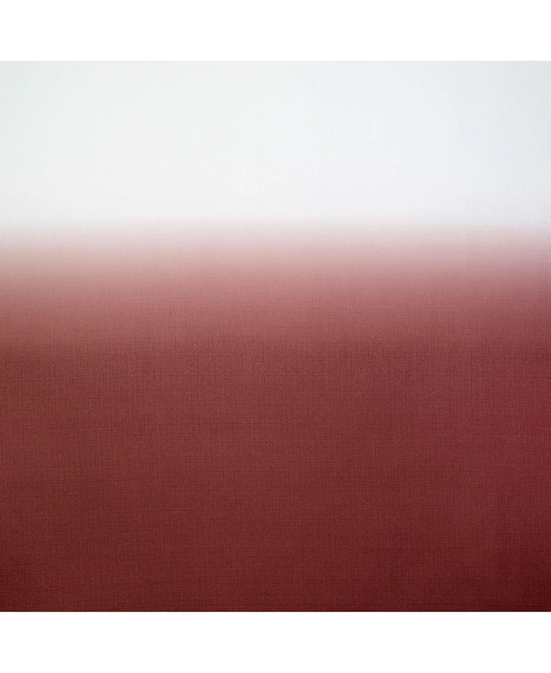 Kate Aurora Tropical Living Semi Matte Sheer Ombre Chic Grommet Top Window Curtains - 52 in. W x 84 L