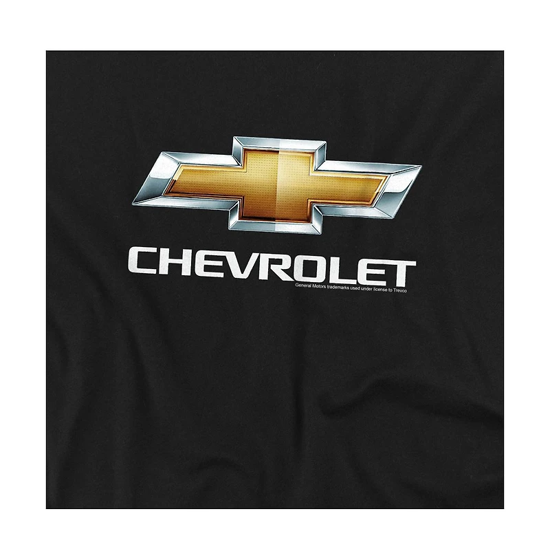Corvette Men's Chevrolet Chevy Bowtie Stacked T-Shirt