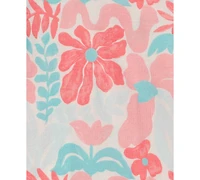 Carter's Girls' Toddler 2T-5T Short-Sleeve T-Shirt and Snug-Fit Shorts, 4-Piece Pajama Set