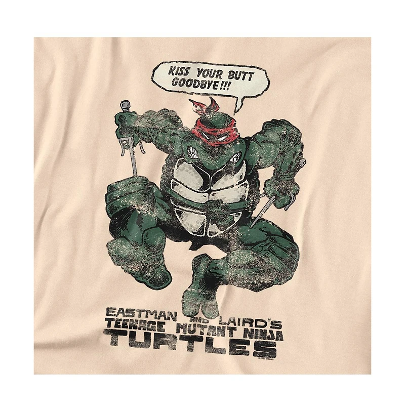 Teenage Mutant Ninja Turtles Men's Raph Kiss Your Butt Goodbye T-Shirt