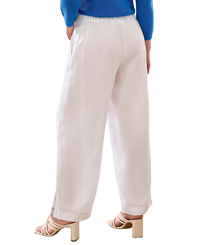 Tribal Women's Lightweight Wide-Leg Pants