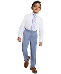 Haggar Boys' 4T-7 V-Neck Vest, Pants, Long-Sleeve Shirt and Tie, 4-Piece Set