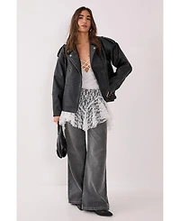 Nasty Gal Women's Faux Leather Biker Jacket