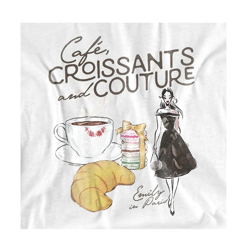 Emily in Paris Men's Croissant And Couture T-Shirt