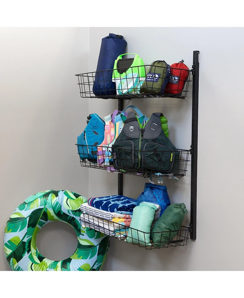 StoreYour Adjustable G Basket Wall Storage System