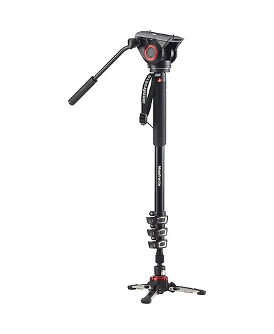 Manfrotto Xpro Monopod+ 4-Section Aluminum Monopod with Fluid Video Head