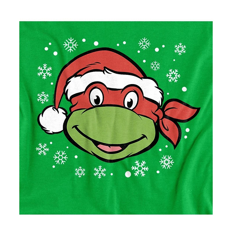 Teenage Mutant Ninja Turtles Big & Tall Raphael Christmas Hat T-Shirt