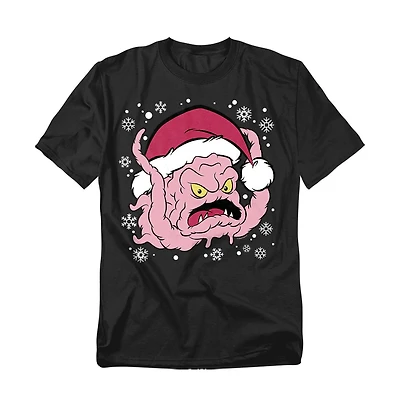 Teenage Mutant Ninja Turtles Men's Krang Christmas Hat T-Shirt