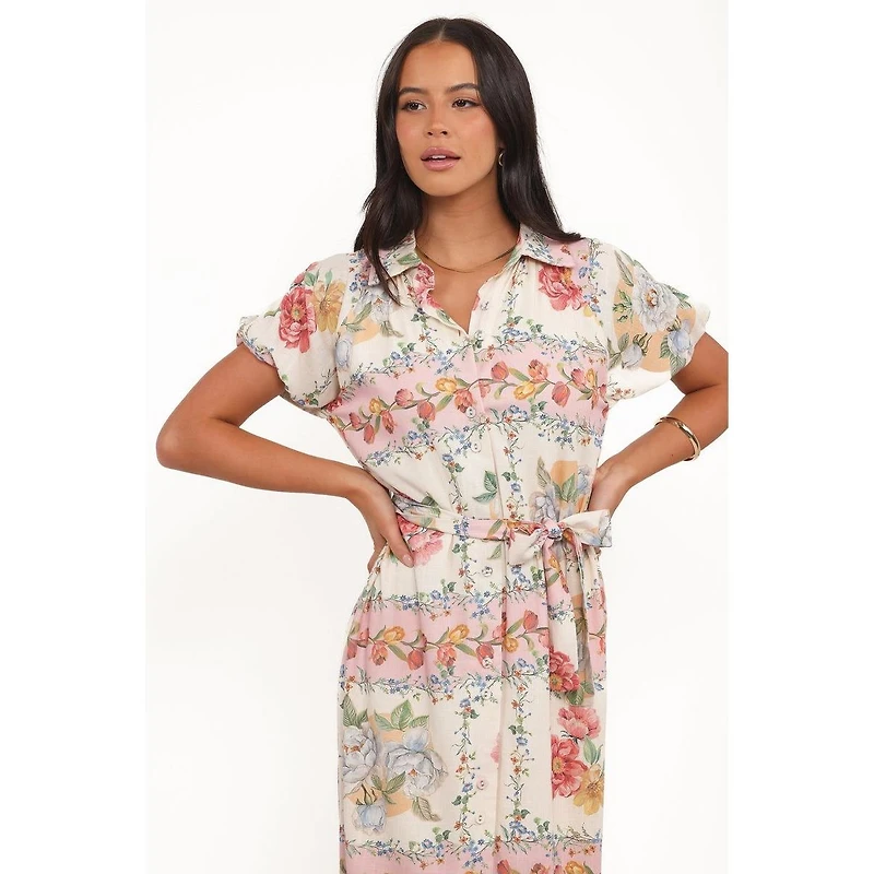 Petal and Pup Women's James Button Through Maxi Dress