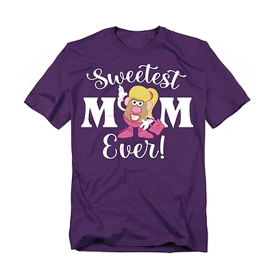 D&D Men's Mr. Potato Head Mother's Day Sweetest Mom T-Shirt