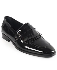 Vellapais Men's Kimpton Monk Strap Round Toe Dress Loafers