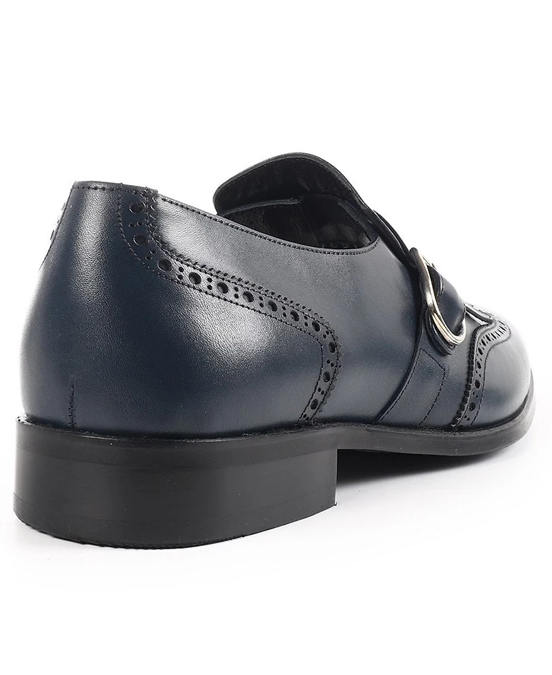 Vellapais Men's Monk Strap Tassel Wingtip Dress Shoes