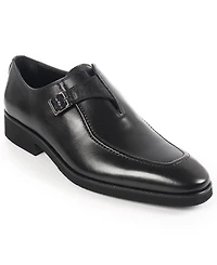 Vellapais Men's Monk Strap Slip-On Dress Shoes