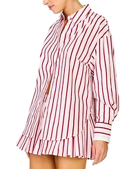 Line & Dot Women's Vivee Collared Neck Shirt