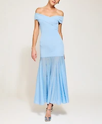 Line & Dot Women's Rowan Off-The-Shoulder Sweater Dress