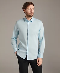 Bar Iii Men's Diamond Dobby Slim Fit Dress Shirt, Macy's Exclusive