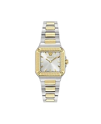 Versace Women's Greca Edge Two Tone Bracelet Watch