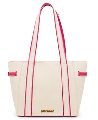 Betsey Johnson Queen of The Green Canvas Large Tote Bag
