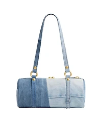 Coach Denim Kiss-Lock Barrel Small Shoulder Bag 28