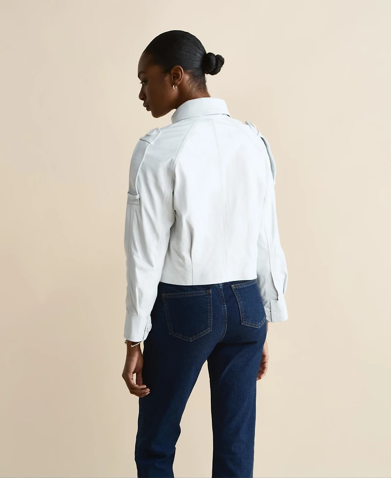 Furniq Uk Women's Leather Jacket