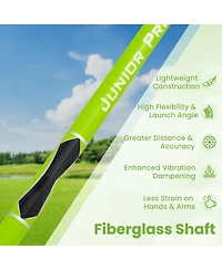 Mecale Kids Golf Club with Fiberglass Shaft & Headcover