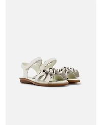 Camper Girls Right Twins Leather 2-Strap Sandals