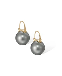 Retro Chic Pearl Earrings