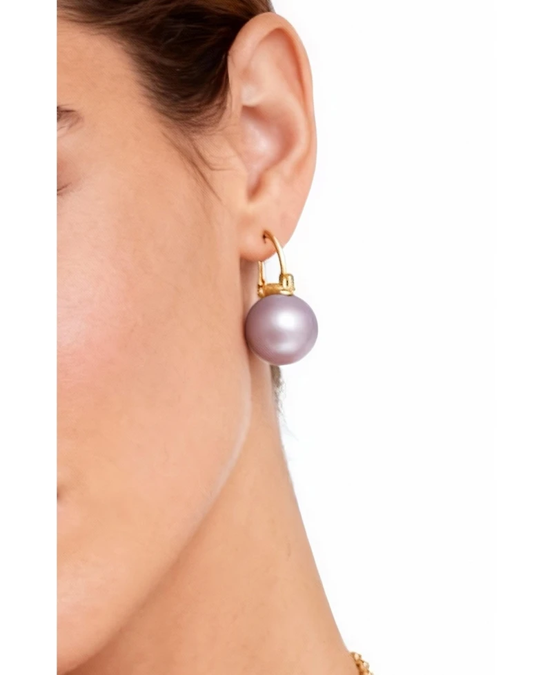 Retro Chic Pearl Earrings