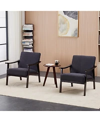 sumyeg Mid-Century Modern Chair with Solid Wood Frame