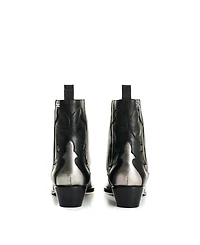 Velez Women's Leather Western Ankle Boots