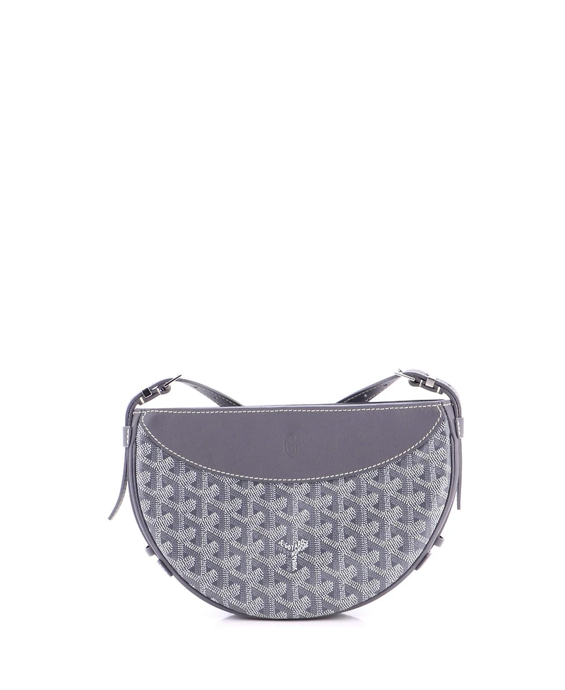 Pre-Owned Goyard Hirondelle Shoulder Bag Coated Canvas and Leather