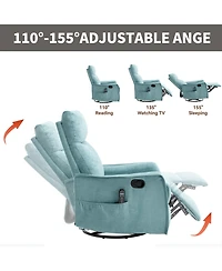 sumyeg Rocker and Swivel Fabric