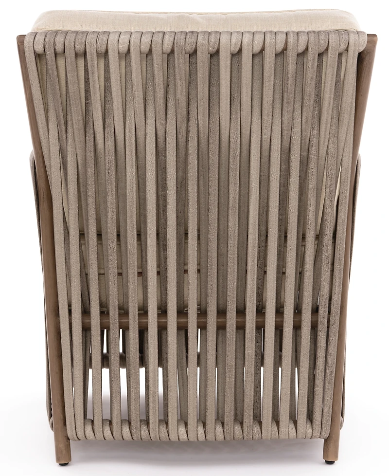 Agio Vera 33" Aluminum Outdoor Club Chair, Created for Macy's