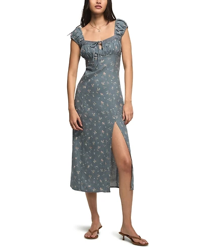 Lucky Brand Women's Sweetheart Cap Sleeve Midi Slip Dress