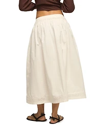 Lucky Brand Women's Schiffley Trimmed Midi-Skirt