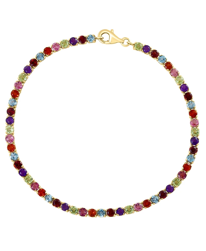 Effy Collection Multi-Gemstone (5-1/20 ct. t.w.) Bracelet in 14k Yellow Gold