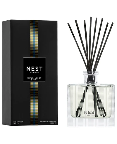 Nest New York Amalfi Lemon and Mint Reed Diffuser, 5.9 oz.