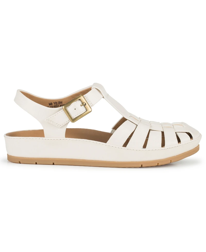 Baretraps Women's Welsy Round Toe Fisherman Sandals