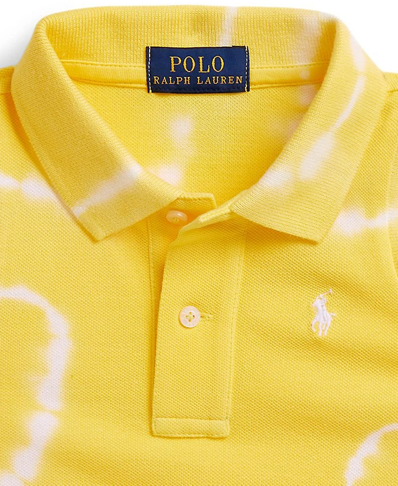Polo Ralph Lauren Girls' 2T-6X Tie-Dye Mesh Boxy Shirt